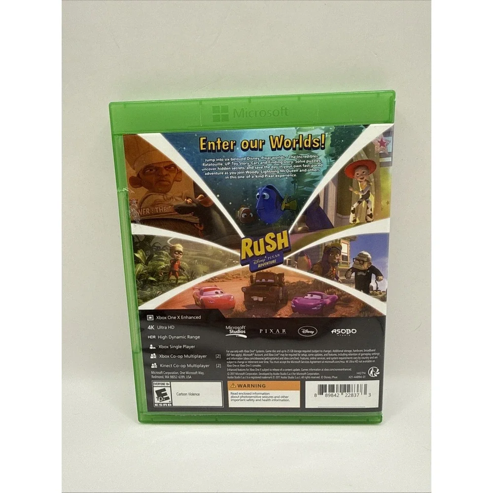 Rush: Disney Pixar Adventure (Microsoft Xbox One, 2017)